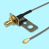 IPEX MHF/MHFIII Cable to SMB Bulkhead Jack