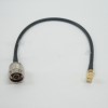 SMA Reverse Right Angle Male Plug with Female Pin to HDF195 RF Cable to N Male Plug RF cable