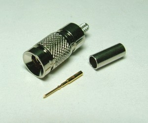 1.0/2.3 Male RF Connector for Coaxial Cable
