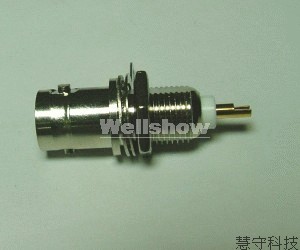 RF Connectors BNC Female Bulkhead receptacle, Solder Type