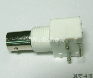 BNC Female RA Plastic PCB Mount Type