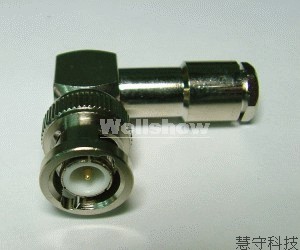 RF Connectors BNC Male Right Angle Clamp Type