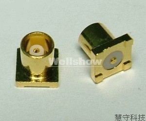 MCX Female Straight Connector SMT Type