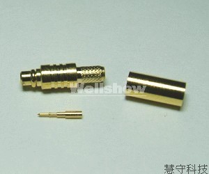 MMCX  Male Straight Crimp Type