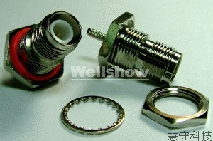 Reverse Polarity TNC Female Bulkhead Crimp Type
