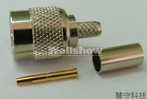 Reverse Polarity TNC Male Straight Crimp Type