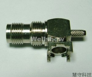 TNC Female Bulkhead PCB and Crimp Type